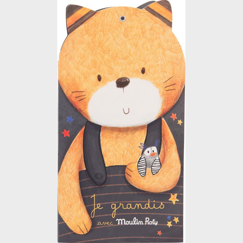 Moulin Roty - Hjdemler Med Klistermrker - Kat