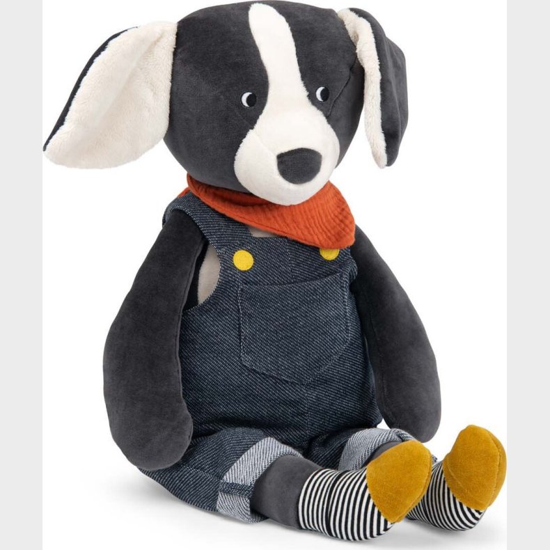 Moulin Roty - K�mpe T�jdyr - Hunden Puce 70 Cm - Puce Og Pilou