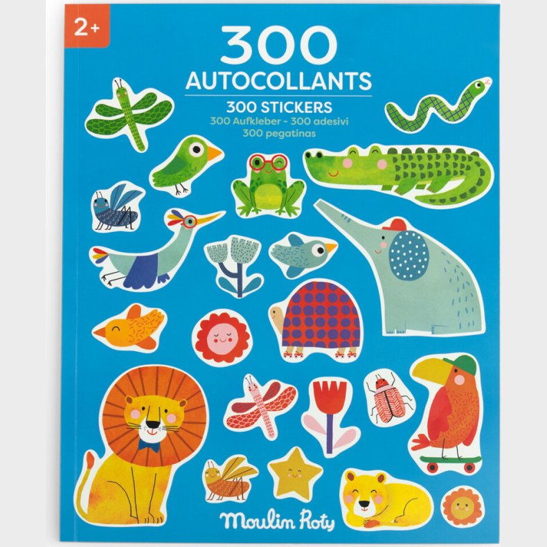 Moulin Roty - Klisterm�rkebog 300 Stk - Les Toupitis - Bog