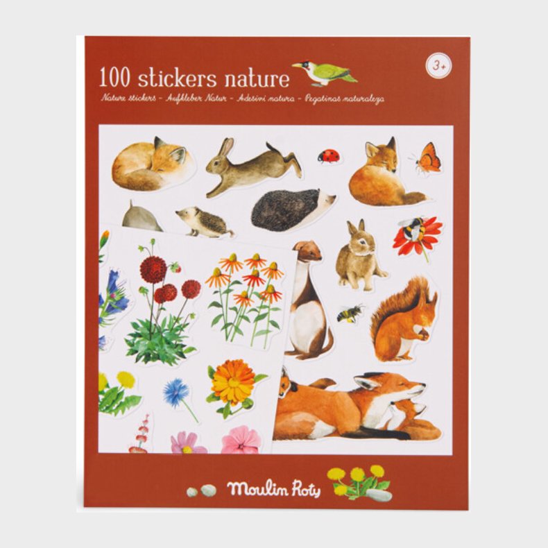 Moulin Roty - Klistermrker 133 Stk - Natur