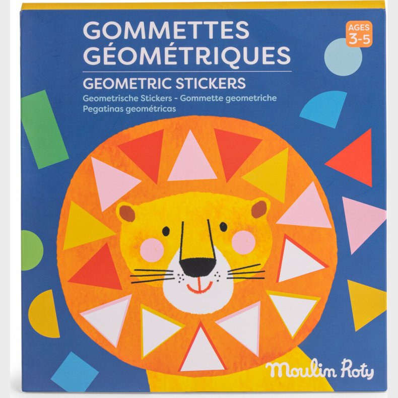 Moulin Roty - Klisterm�rker 300 Stk - Geometri - Les Toupitis