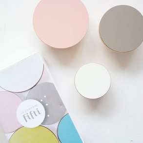 Moulin Roty - Knager - 3 Stk Lyserd - Gr Og Hvid