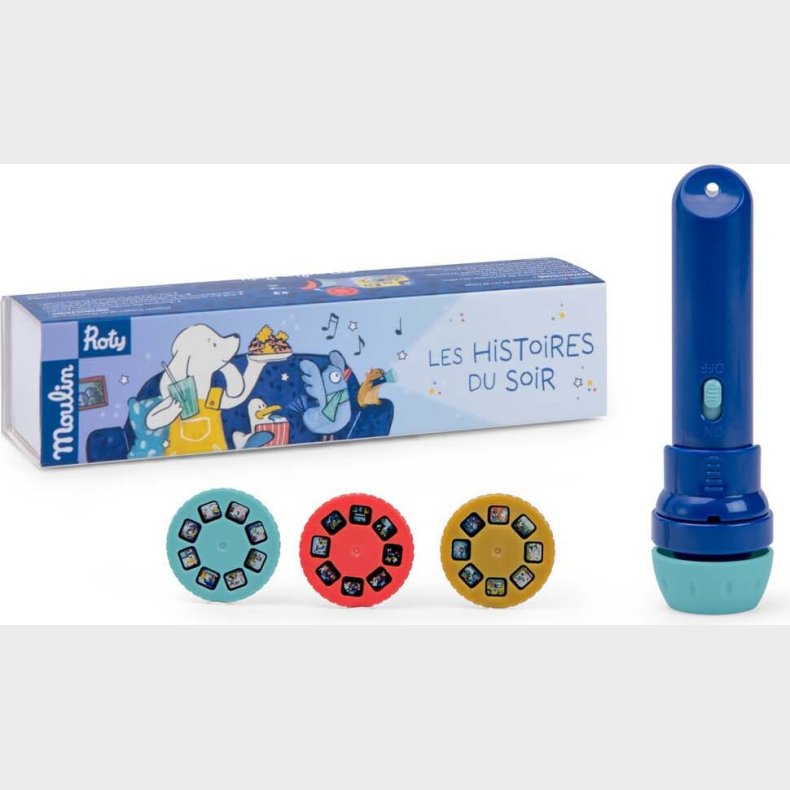 Moulin Roty - Lygte - Fort�l En Historie - Puce Og Pilou - En-fr