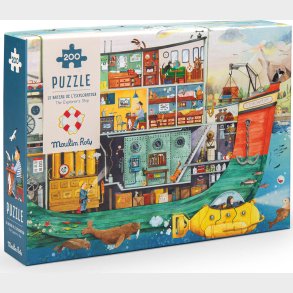 Moulin Roty - Puslespil 200 Brikker - Ombord P� Skibet - A L'abordage