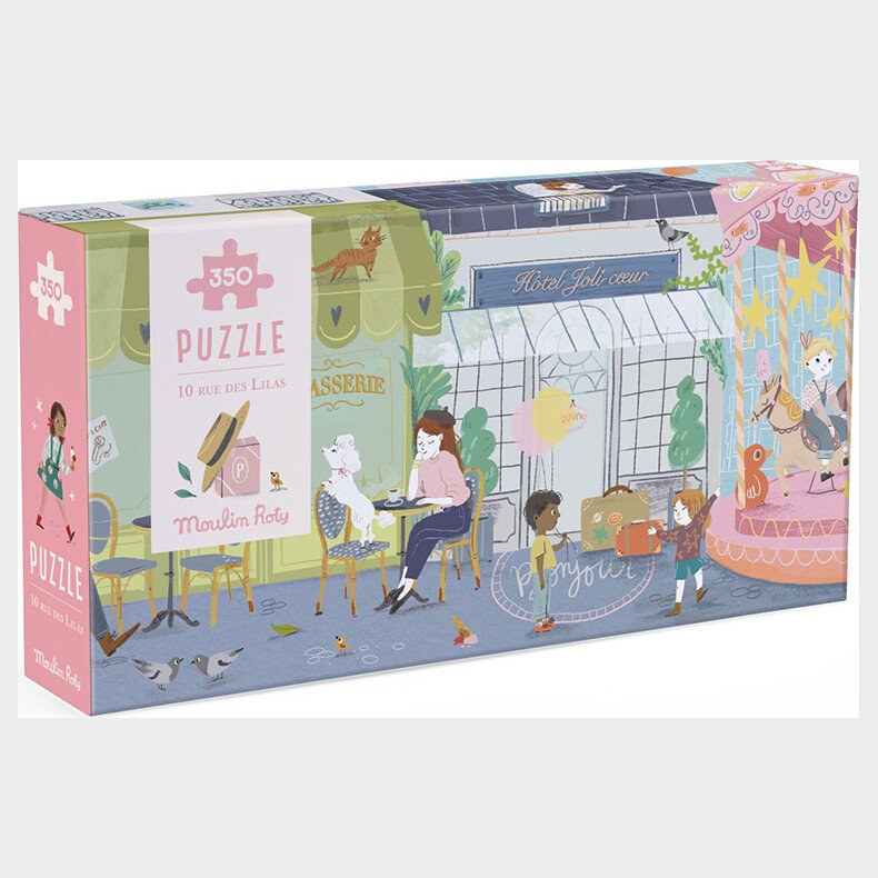 Moulin Roty - Puslespil 350 Brikker - En Lille Gade I Paris - Les Parisiennes