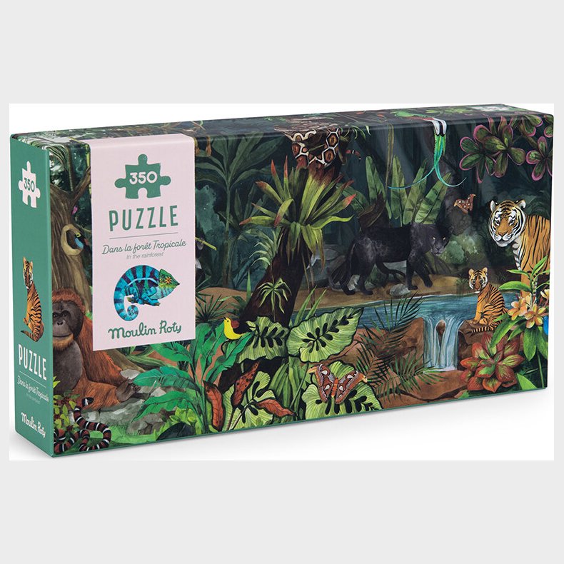 Moulin Roty - Puslespil 350 Brikker - Regnskoven