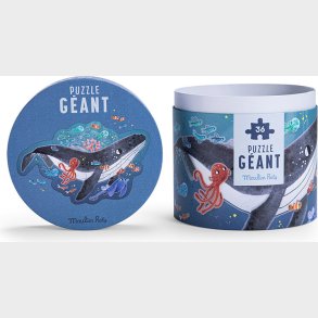 Moulin Roty - Puslespil 36 Brikker - Kmpe Hval - Les Aventures De Paulie