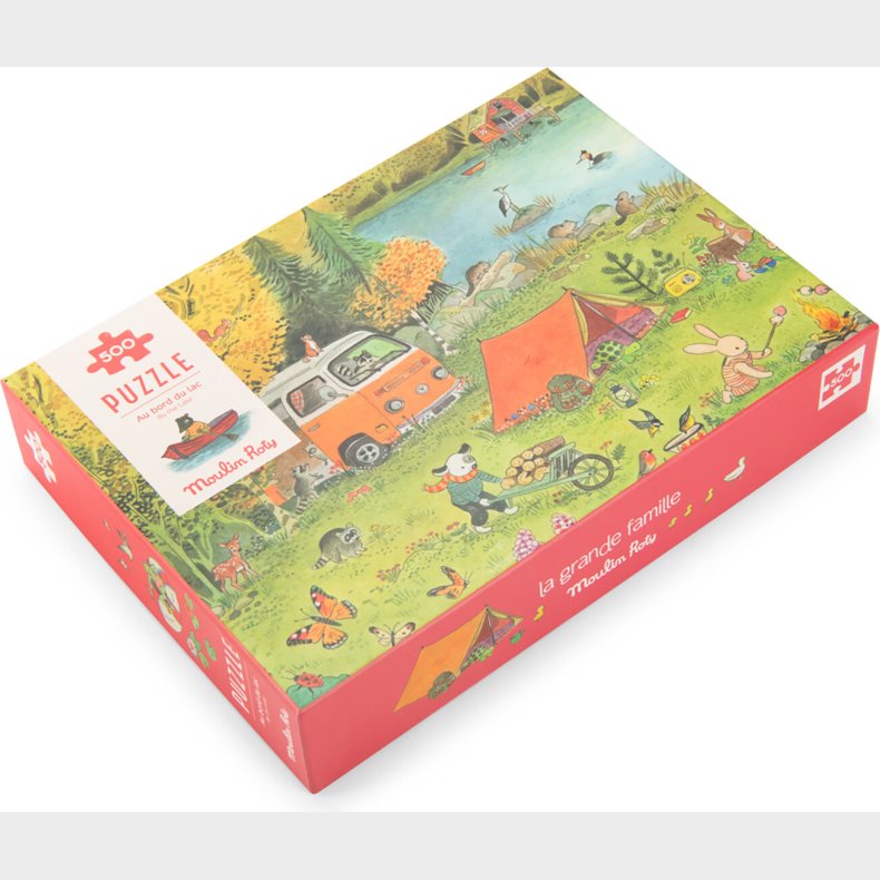 Moulin Roty - Puslespil 500 Brikker - La Grande Famille