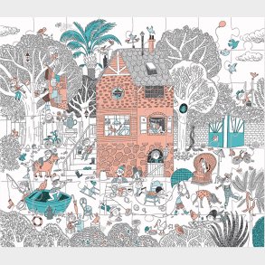 Moulin Roty - Puslespil 56 Brikker - I Haven