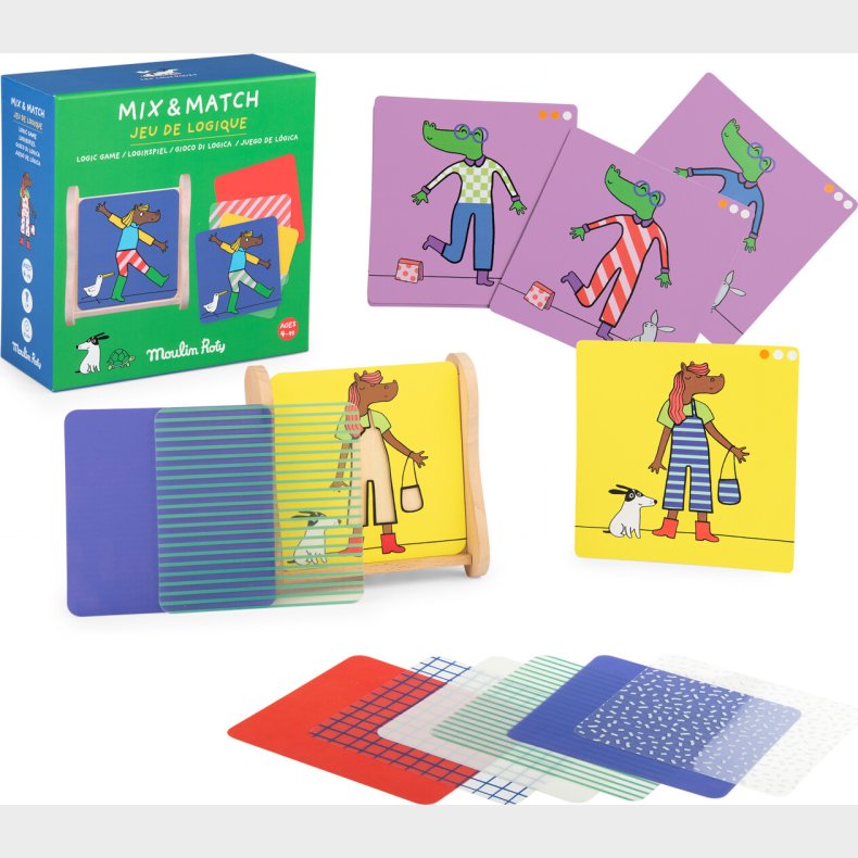 Moulin Roty - Spil - Mix Og Match - Les Loufoques