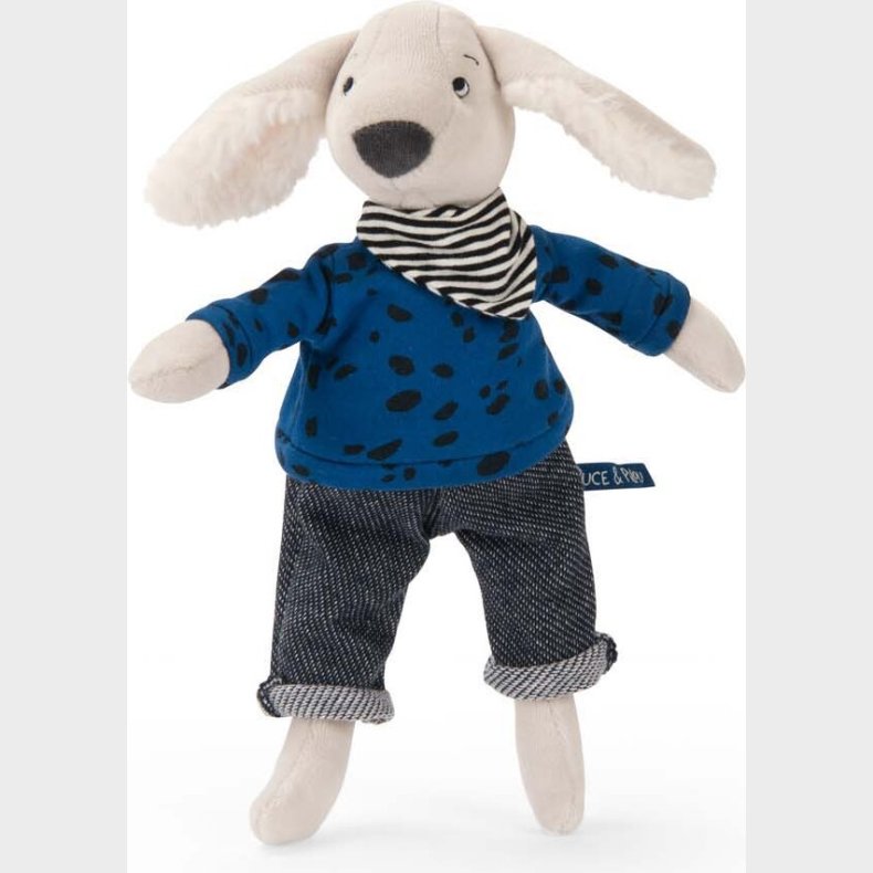 Moulin Roty - Tjdyr - Hunden Pilou 30 Cm - Puce Og Pilou