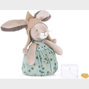 Moulin Roty - Tjdyr Med Musikoptrk - Kanin 23 Cm - Trois Petits Lapins