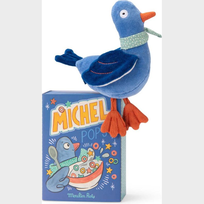 Moulin Roty - T�jdyr Med Rangle - Duen Michel 20 Cm - Puce Og Pilou