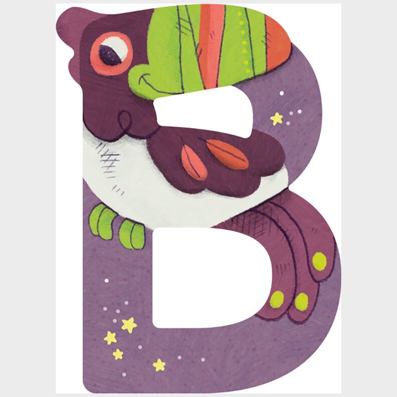 Moulin Roty - Tr�bogstav B - Lilla