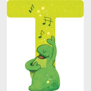 Dyrebogstaver I Tr� Til B�rnev�relset - T - Gr�n - Moulin Roty