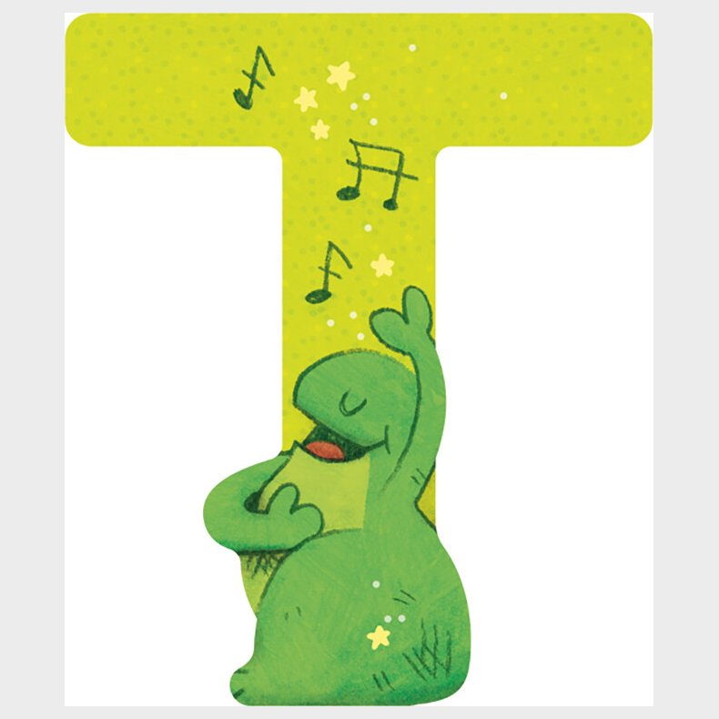 Dyrebogstaver I Tr� Til B�rnev�relset - T - Gr�n - Moulin Roty