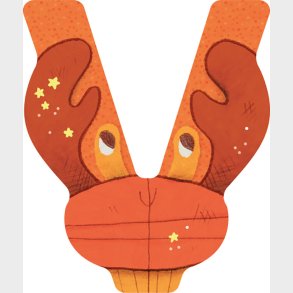 Dyrebogstaver I Tr� Til B�rnev�relset - V - Orange - Moulin Roty