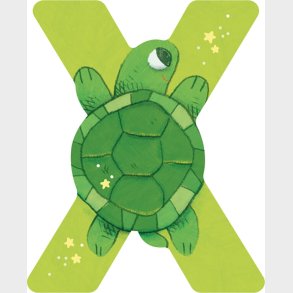 Dyrebogstaver I Tr� Til B�rnev�relset - X - Gr�n - Moulin Roty