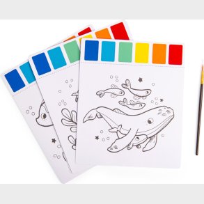 Moulin Roty - Vandfarve - Magiske Maleark - Les Aventures De Paulie