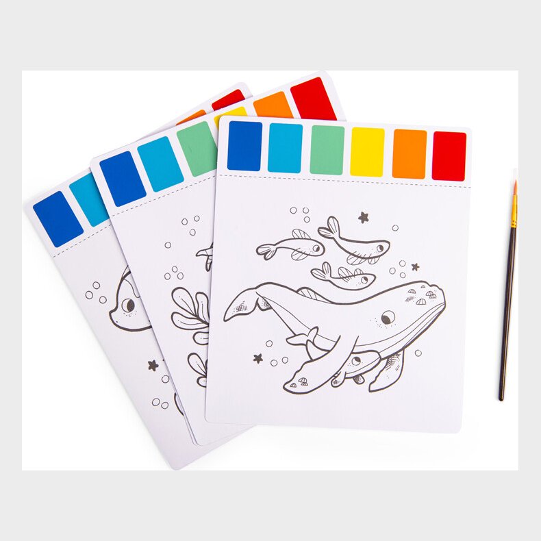 Moulin Roty - Vandfarve - Magiske Maleark - Les Aventures De Paulie