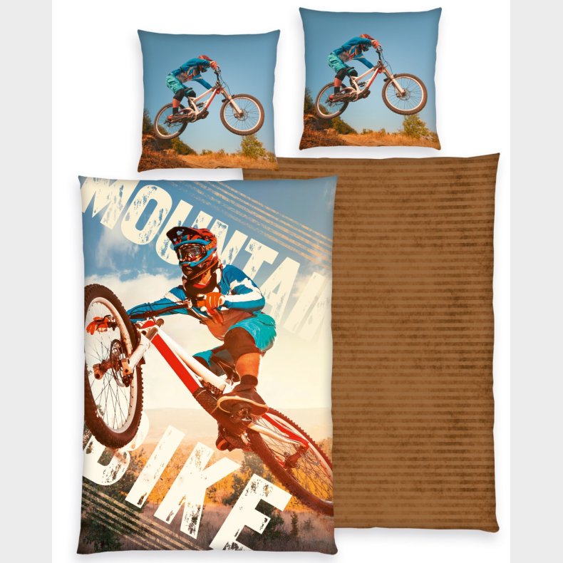 Mountainbike Sengetj - 100 procent bomuld