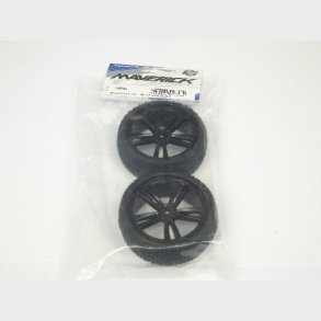 Mounted Wheel And Tyre Set (xb/front/2pcs) - Mv150085 - Maverick Rc