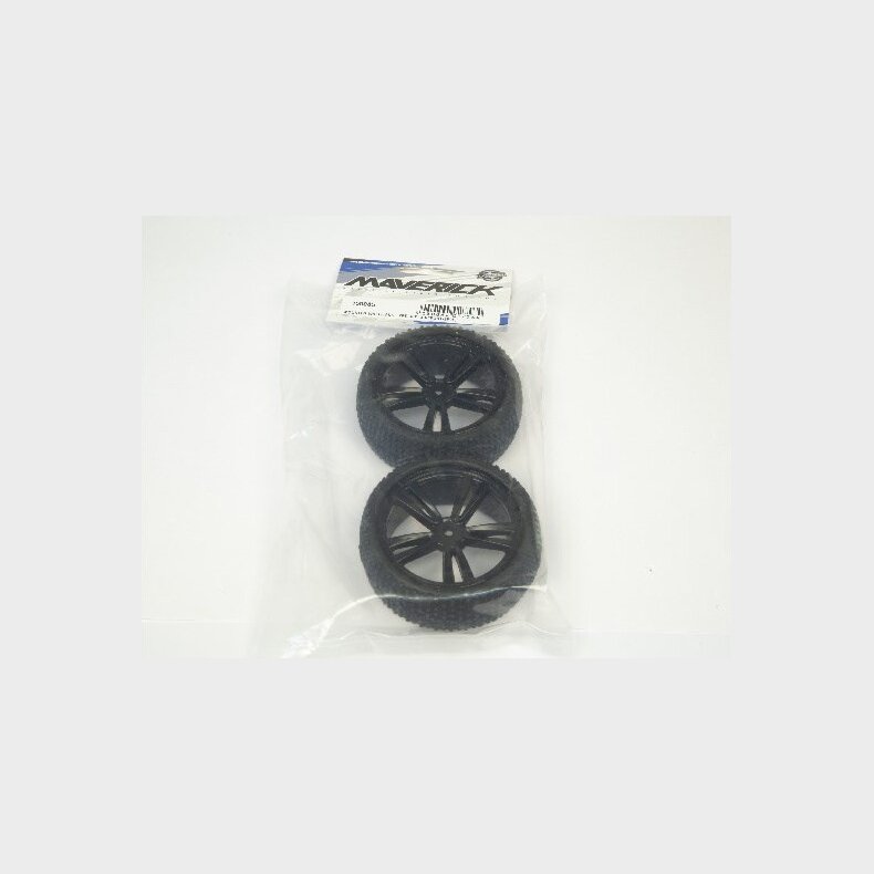 Mounted Wheel And Tyre Set (xb/front/2pcs) - Mv150085 - Maverick Rc