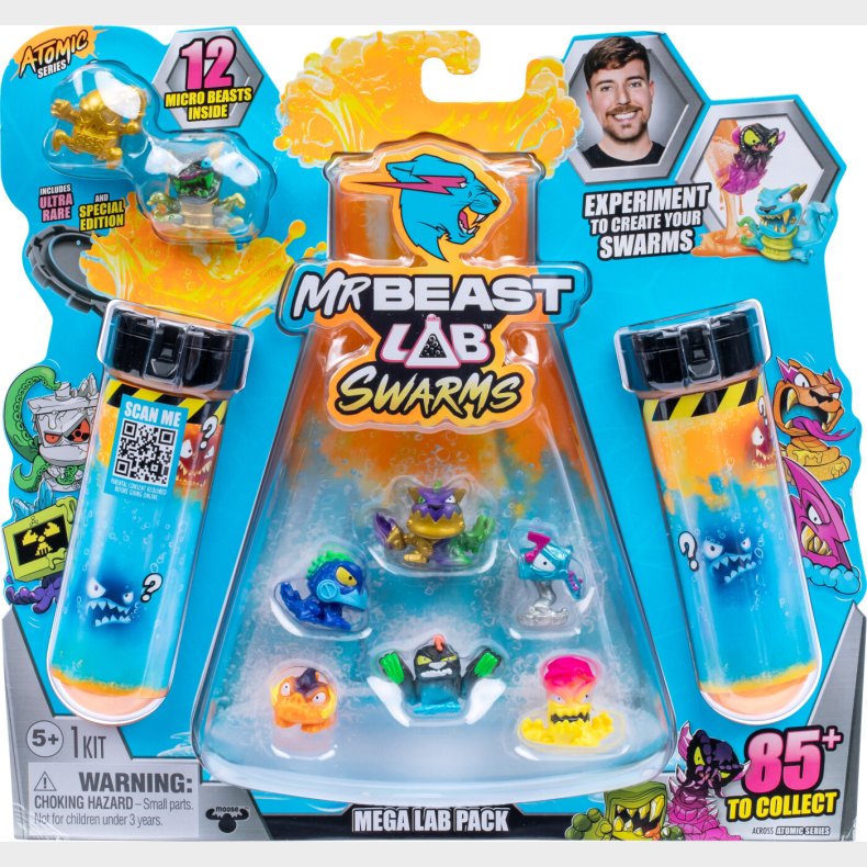 Mr. Beast Lab - Mrbeast Lab Swarms Mega Pakke 12 Stk. Serie 2 - (20389)