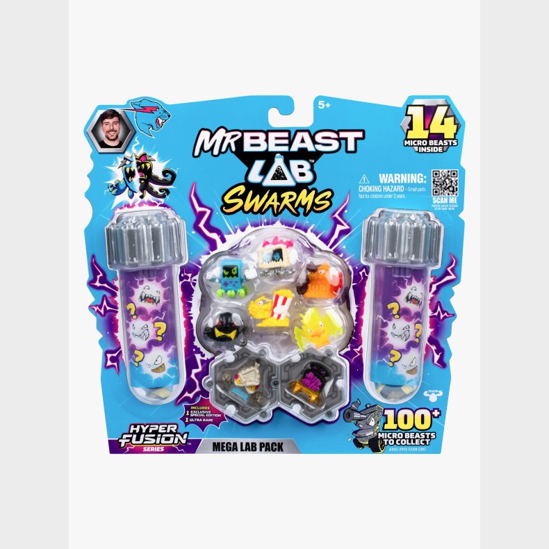 Beast Lab Swarms Samlerfigurer Hyper Fusion 14-pak