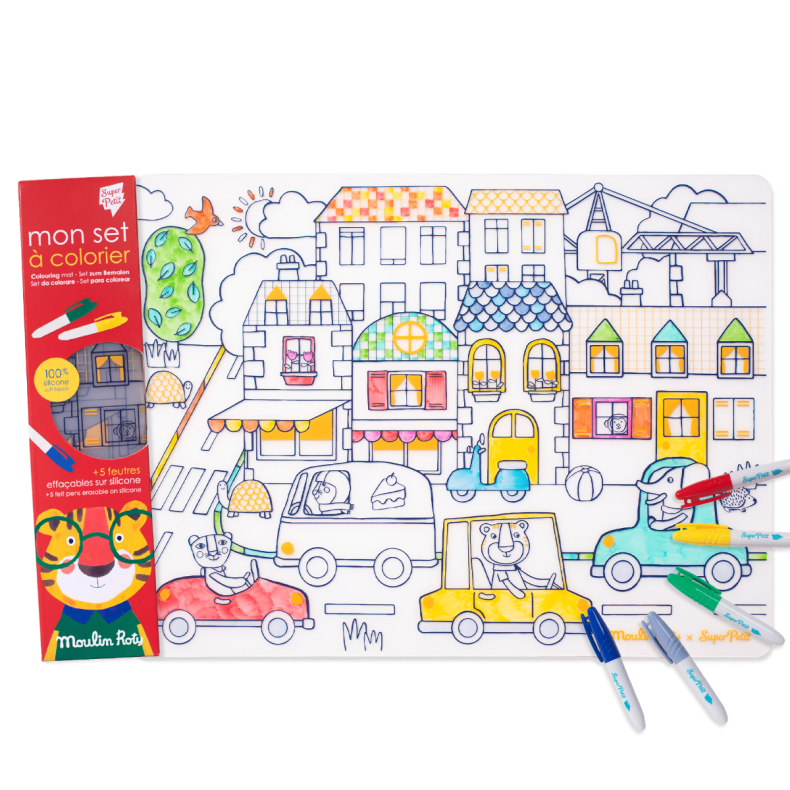 Moulin Roty | Farvelgnings-dkkeserviet - Byliv