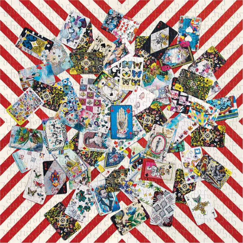 Mudpuppy - Puslespil 250 Brikker Maison De Jeu - Dobbeltsidet By Christian Lacroix