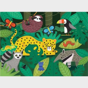 Mudpuppy - Puslespil - Regnskoven - 42 Brikker