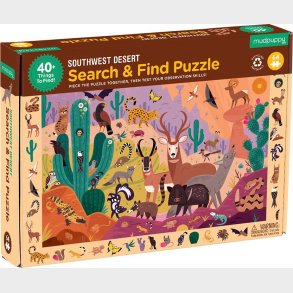 Mudpuppy - Puslespil 64 Brikker - Sg Og Find - rken