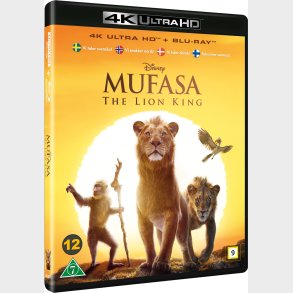Mufasa: Lvernes Konge / Mufasa: The Lion King - Disney - 4K Blu-Ray