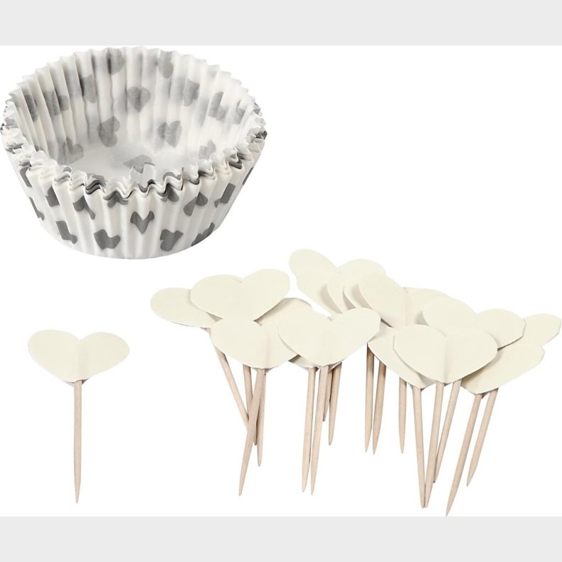 Muffinforme - H 3 Cm -  5 Cm - 40 G - Rhvid - 24 St