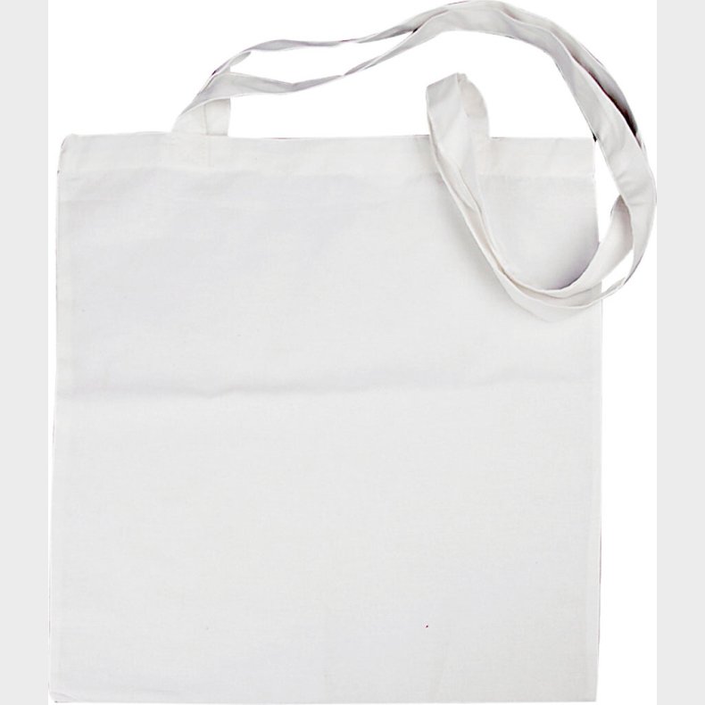 Diy Mulepose Til Male P - Uden Tryk - 38x42 Cm - Hvid - 10 Stk.