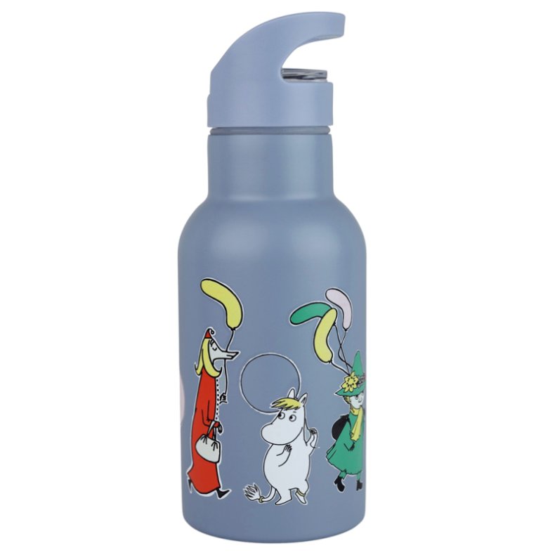 Mumi termoflaske med sugerr 340 ml - Festligheder