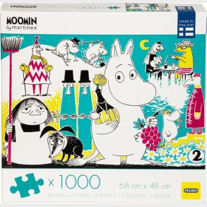 Mumitroldene - Farverigt Mumi Tegneserie Puslespil Vol. 2 - 1000 Brikker
