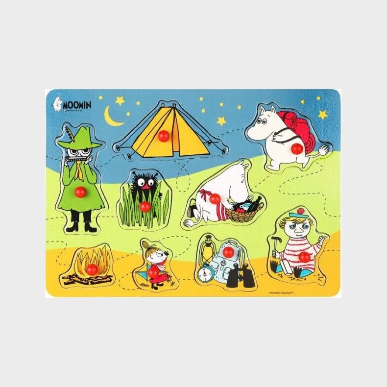 Mumitroldene Knoppuslespil - Camping