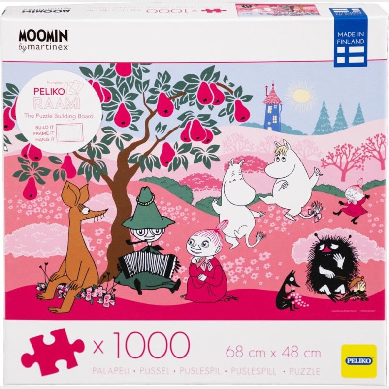 Moomin By Martinex - P�retr�et - 1000 Brikker - Mumitroldene Puslespil