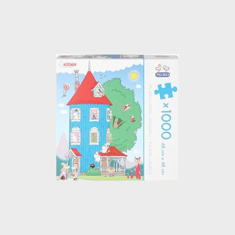 Mumi Puslespil - 1000 Brikker - Mumihuset
