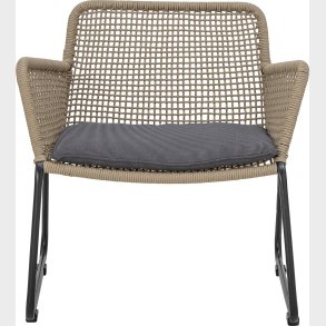 Bloomingville - Mundo Loungestol - Brun - Metal Flet