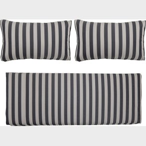 Bloomingville - Mundo Pudebetrk - Sort - Polyester - 3 Stk