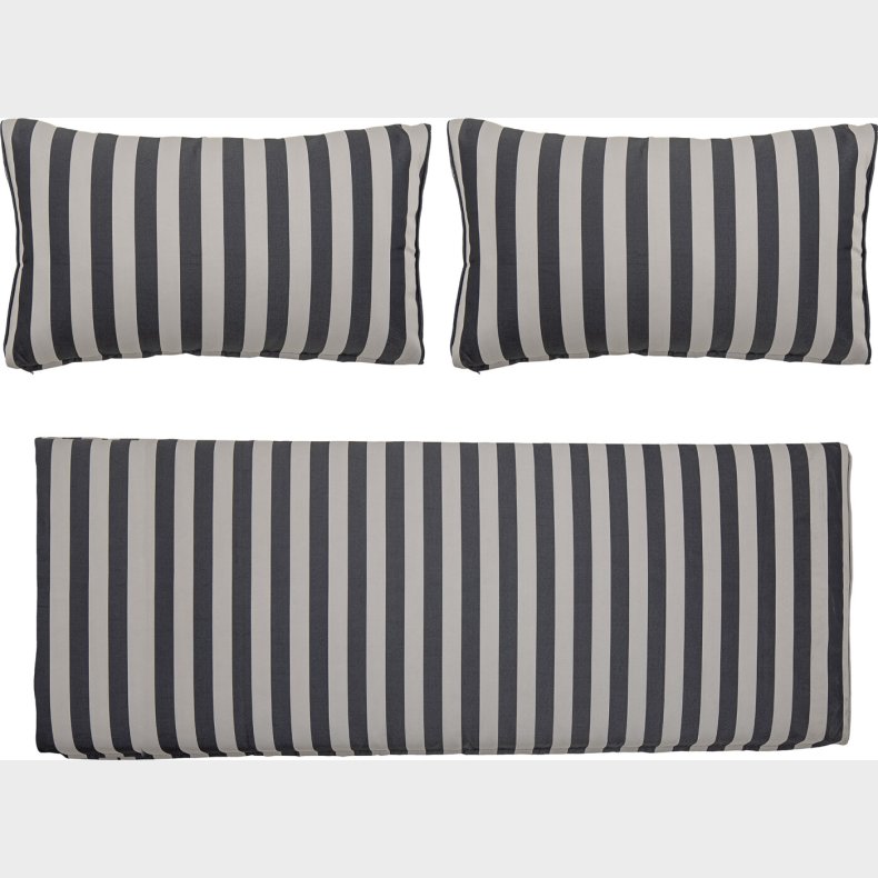 Bloomingville - Mundo Pudebetrk - Sort - Polyester - 3 Stk