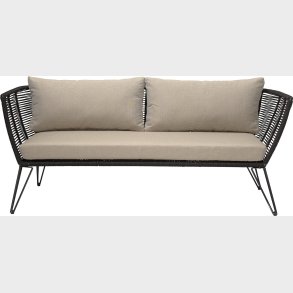 Bloomingville - Mundo Sofa - Sort - Metal - Havesofa - Flet