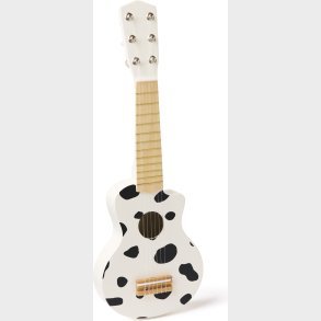 Music - Brneguitar Sort/hvid M. 6 Strenge - (1000953)