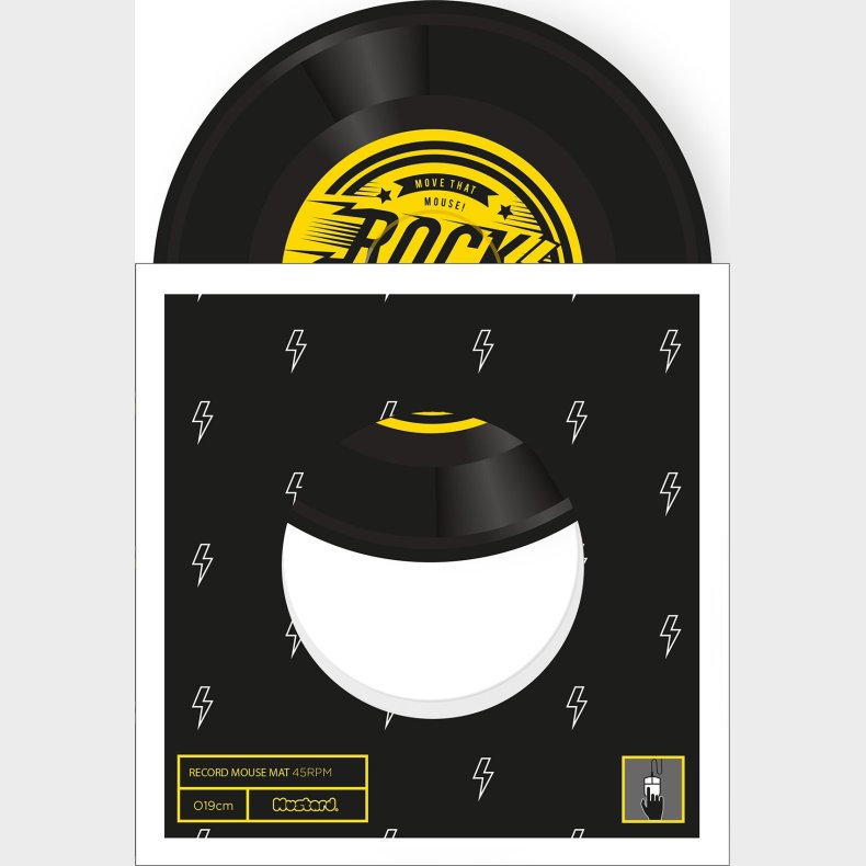 Mustard - Rock Star Mouse Mat