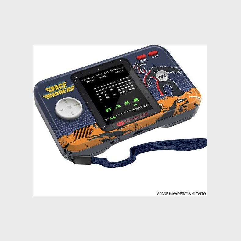 My Arcade - Space Invaders Portable Gaming System + Travel Case