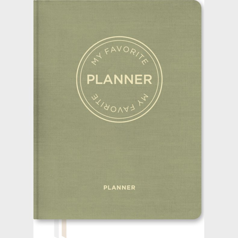 My Favorite Planner - Kalender 2024 - Dateret - Lys Grn