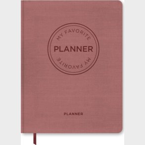 My Favorite Planner Udateret - Vintage Rosa